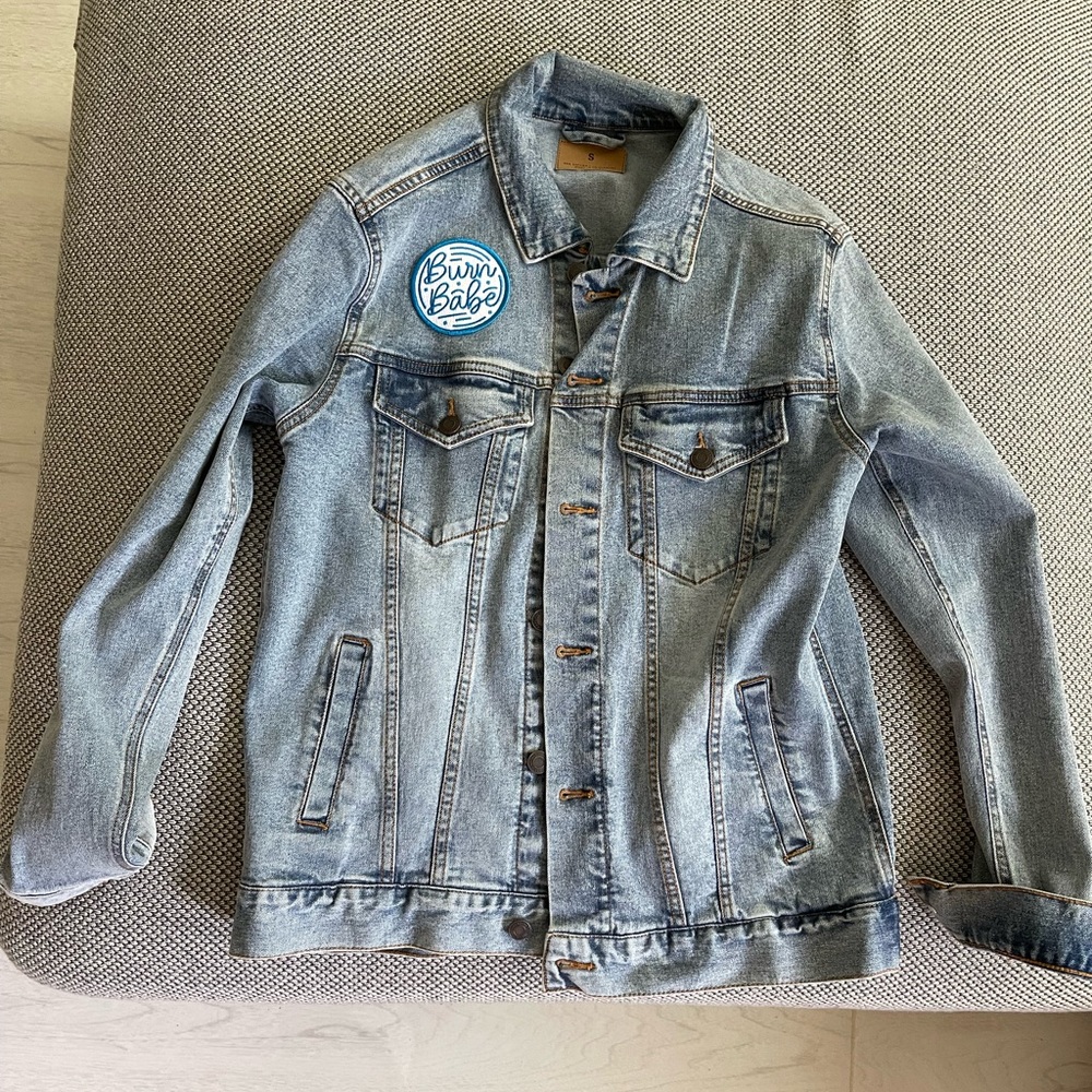 Burn Boot Camp denim jacket